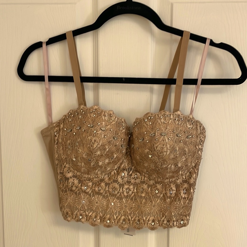 Gold Corset Top